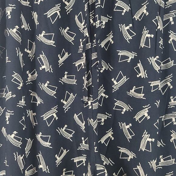 Clio Robinson May Black Fishing Boat Design Pants Large NWT - Picture 2 of 6